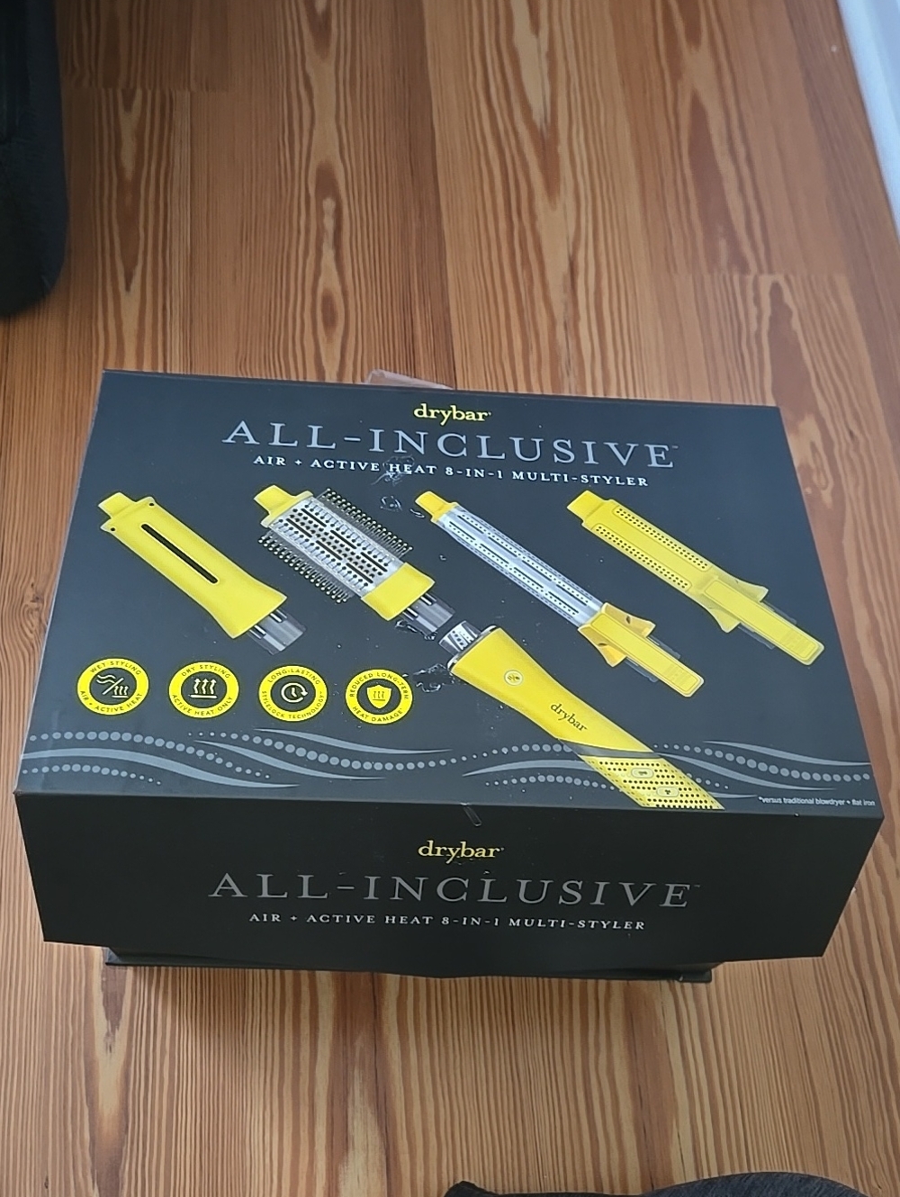 Drybar All-Inclusive Multi-Styler with Yellow Attachments